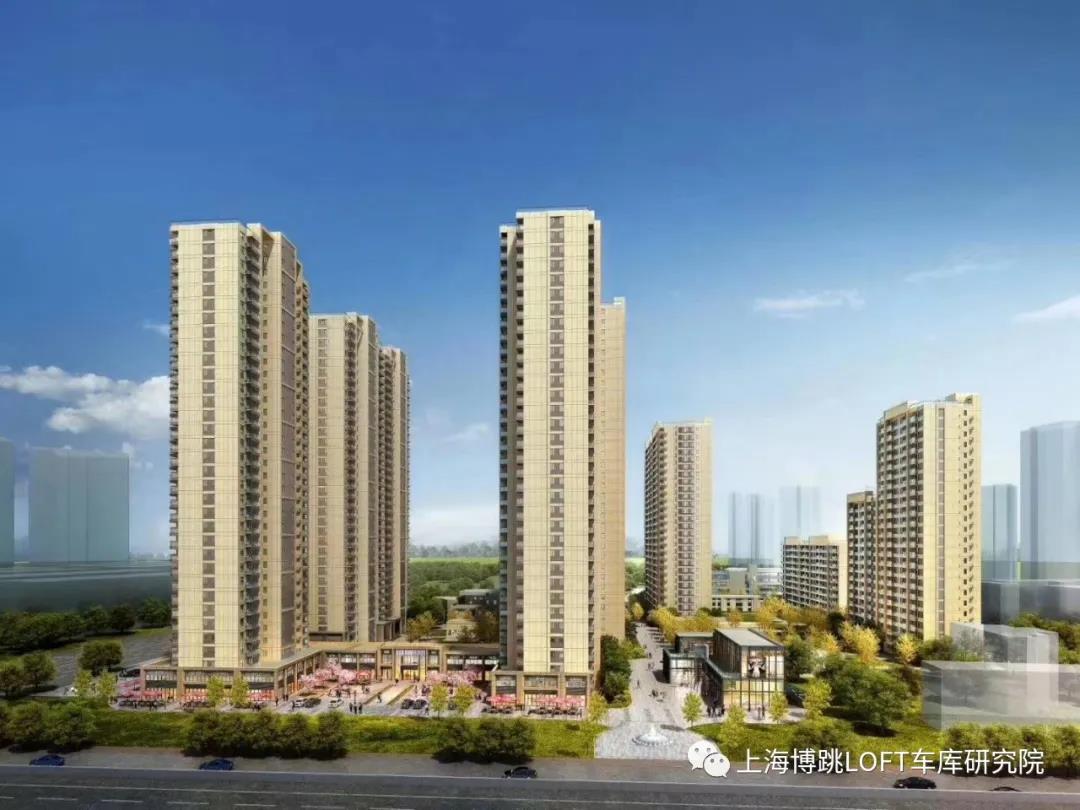 马鞍山采用了LOFT车库武汉当代集团春风十里项目现已结构封顶！
